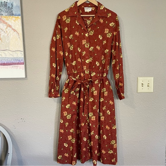 Vintage B. Altman & Co. Full button front, 100% cotton shirt dress. Women’s 16 - Picture 2 of 10